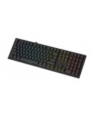 Ducky професионална геймърска механична клавиатура Professional Gaming Mechanical Keyboard One X Wireless Black - Ducky AI Switches [Linear], Bluetooth, 2.4