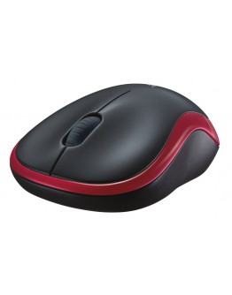Logitech Wireless Mouse M185 - RED - 2.4GHZ - N/A 