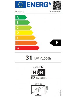Монитор Samsung 32D800 32 IPS LED,4K 3840x2160, 350 cd/m2,