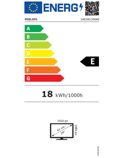 Монитор Philips 24E1N1300AE, 23.8 IPS WLED, 1920x1080@100H