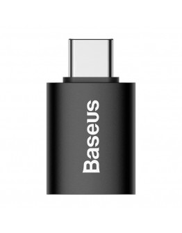 Преходник Baseus Ingenuity, USB F към Type-C, OTG, Черен - 40395