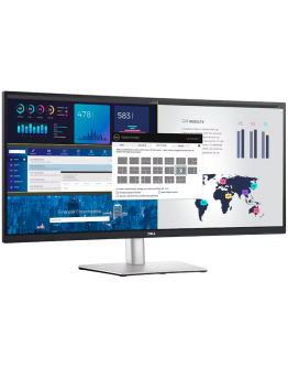 Монитор Dell P3424WE Curved USB-C Hub Monitor LED, 34