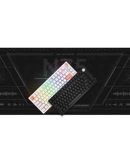VGN безжична геймърска механична клавиатура Wireless Gaming Mechanical Keyboard - N75 PRO Caribbean Blue - Kailh Vaporwave Switches, RGB