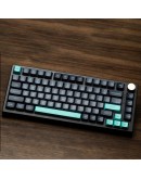 VGN професионална геймърска механична клавиатура Professional Gaming Mechanical Keyboard N75 RGB Caribbean Blue - Power Silver Switches [Linear]
