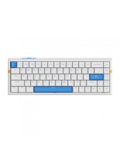 ATK професионална геймърска механична клавиатура Professional Gaming Mechanical Keyboard RS6 - 8K, Gateron Jade Pro Switches [Linear] - White