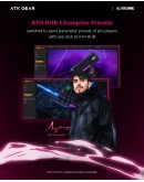 ATK професионална геймърска механична клавиатура Professional Gaming Mechanical Keyboard RS6 - 8K, Gateron Jade Pro Switches [Linear] - White