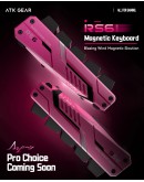 ATK професионална геймърска механична клавиатура Professional Gaming Mechanical Keyboard RS6 - 8K, Gateron Jade Pro Switches [Linear] - White