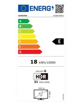 Монитор Samsung 25BG400 25 Odyssey G4, IPS, 240 Hz, 1 ms G
