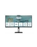 Монитор AOC CU34V5C/BK, 34 Curved 1500R VA WLED, 3440x1440
