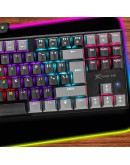 Xtrike ME геймърска механична клавиатура Gaming Mechanical keyboard 87 keys TKL - GK-989B - RED switches
