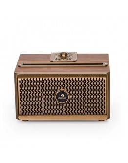 Тонколона Kisonli G1, Bluetooth, USB, SD, AUX, FM, Кафяв - 22309