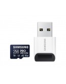 Samsung 256GB micro SD Card PRO Ultimate with USB 