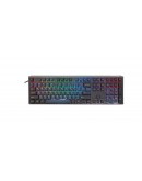 Ducky професионална геймърска механична клавиатура Professional Gaming Mechanical Keyboard One 3 Pro Nazca Line - 8K, Cherry MX2A RGB Silent Red [Linear]