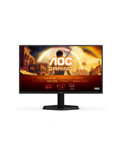 Монитор AOC 25G42E, 24.5 Fast IPS WLED, 1920x1080@180Hz, 1