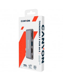 CANYON hub DS-5 5in1 Thunderbolt 3 4k Space