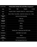 Madlions професионална геймърска механична клавиатура Professional Gaming Mechanical Keyboard MAD 60 HE Flagship V2 - 8K, Magnetic Amber Pro Switches - Black