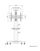 Neomounts Mobile Flat Screen Floor Stand (32-75)