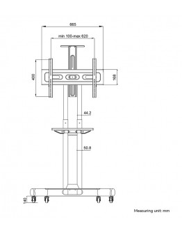 Neomounts Mobile Flat Screen Floor Stand (32-75)