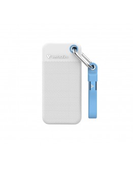 Verbatim Pocket SSD USB 3.2 Gen 2 1TB White/Light 