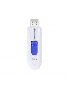 Transcend 512GB, USB3.1, Flash Drive, Capless, Whi