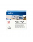 Brother DK-22246 Continuous Paper Label Roll - Bla