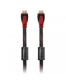 Кабел DeTech HDMI - HDMI M/М, 1.8m, С оплетка и ферит -18018