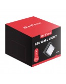 Фасадна лампа аплик DeTech , 1*5W, 4000K, IP44, Черен - 77037