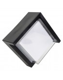 Фасадна лампа аплик DeTech , 1*5W, 4000K, IP44, Черен - 77037