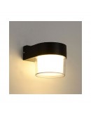 Фасадна лампа аплик DeTech , 1*5W, 4000K, IP44, Черен - 77035