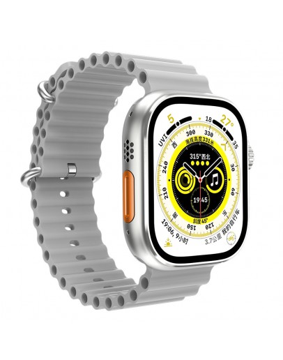 Смарт часовник Aurafit AM08 ultra 2, Amoled, Сребрист - 73134