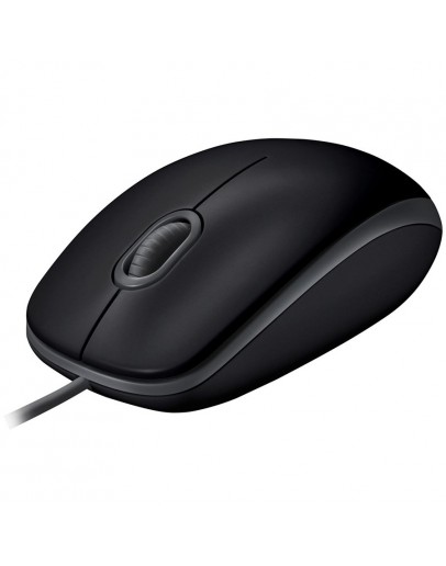 LOGITECH B110 Corded Mouse - SILENT - BLACK - USB